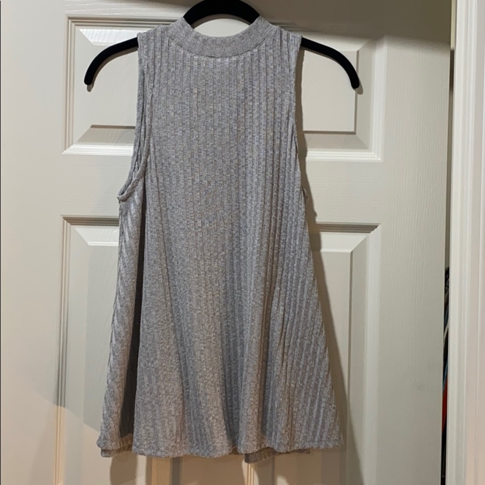 grey formal tank top